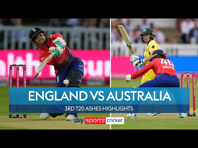 Dramatic end to MUST WIN T20 clash! | England v Australia | 3rd T20 Ashes Highlights