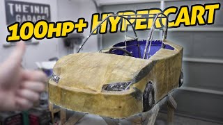 our ELECTRIC HYPER-CART gets a FIBERGLASS BODY!