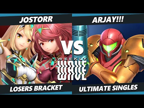 Weekly Wave 25 - JoStorr (Pyra Mythra, Mii Gunner) Vs. ARJAY!!! (Samus) SSBU Ultimate Tournament