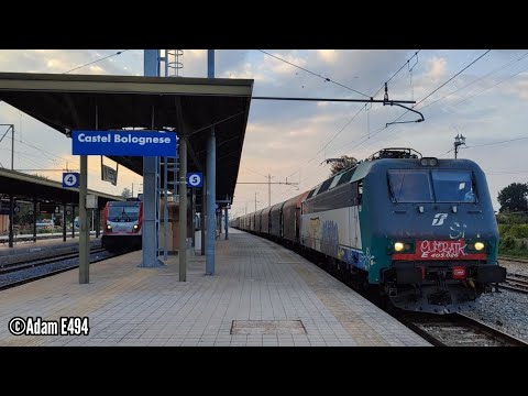 IL NUOVO BINARIO 5 DELLA RINNOVATA STAZIONE DI CASTEL BOLOGNESE E LA LUNGA ATTESA PRECEDENZA...