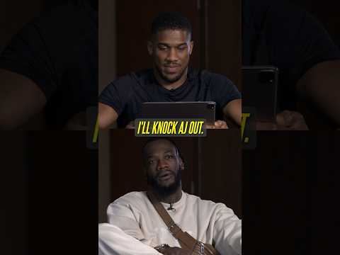 “Wilder is deluded. No one’s running!” - Anthony Joshua reacts to Wilder saying he’ll KO him 👀😡