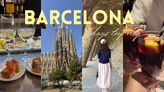 スペインvlog｜美食の街バルセロナ🇪🇸3日間食べ歩き🐖♡ガウディ建築,おすすめレストラン