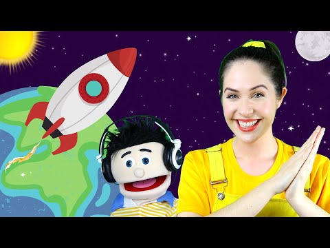 Zoom Zoom Zoom, We're Going to the Moon | Fingerplay | Songs for kids