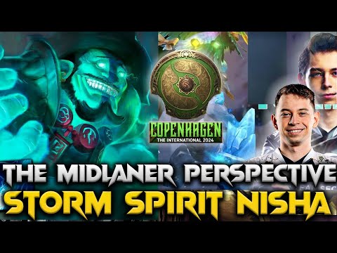 TL. Nisha Storm Spirit The Midlane - The International 2024 : Team Liqud vs Aurora Gaming Dota 2 #