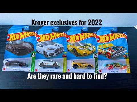 Hot Wheels | Kroger exclusive 2022 | Are store exclusives RARE & HTF?