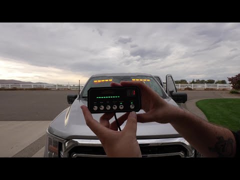 2x 17 inch Emergency Dash Amber Strobe Lights