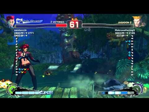 SSF4 AE v2012 - PC sainters16 [C.Viper] Vs MakroneHerzog5 [Guile]