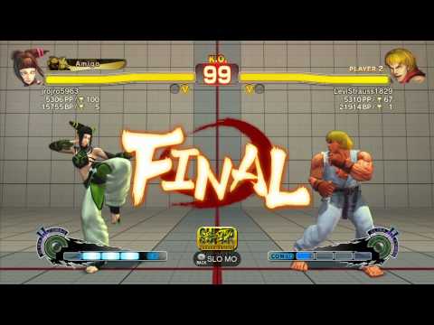 SSF4 AE 2012: jrojro5963 (Juri) vs LeviStrauss1829 (Ken) - Xbox Live Ranked Match
