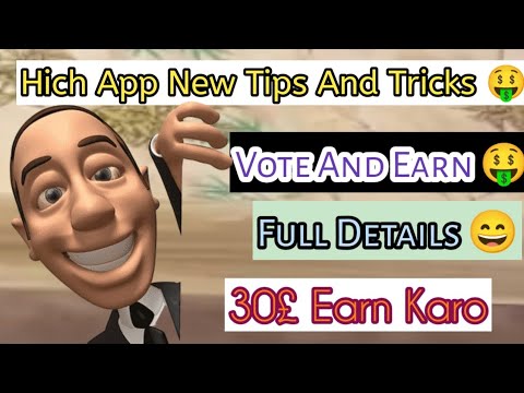 Hich App Se Earn Kasai Kare ... How to Earn Money By Voting... 30$ Daily Kamayo. 🤑