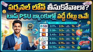 Top 5 Best Banks for Personal Loan 2026 | Lowest Interest Rates Personal Loan | 