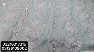 Multani Handmade Embroidery Bembar Shffon Two Piece #fyp#foryou#