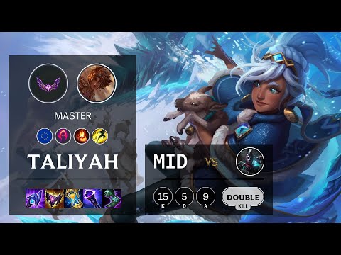 Taliyah Mid vs Ekko - EUW Master Patch 12.5