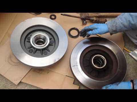 How to Change Front Rotors, Brake Pads and Bearings on a 2002 Ford F150 Triton V8 Pickup