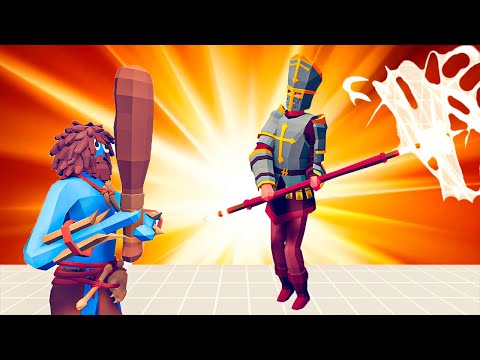 🔥TEMPLAR 🗡 vs 👹 CLUBBER ARMY - Totally Accurate Battle Simulator TABS