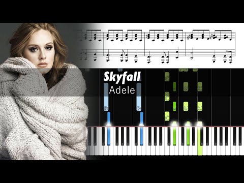 Adele - Skyfall - Accurate Piano Tutorial with Sheet Music