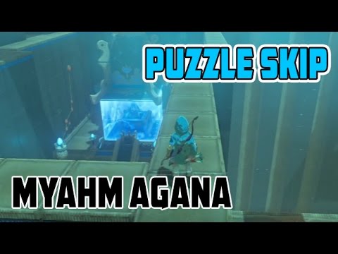 Zelda Breath of the Wild Myahm Agana Apparatus Shrine Puzzle Skip
