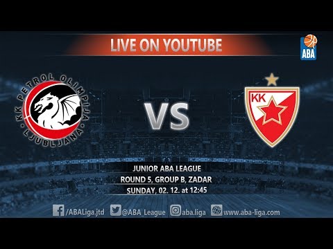 Junior ABA Liga 2018/19, Round 5 match: Petrol Olimpija U19 - Crvena zvezda mts U19 (2. 12. 2018)