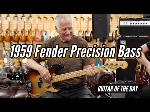 Fender 1959 Precision Bass Sunburst | Guitar of the Day - RARE BASS!!!