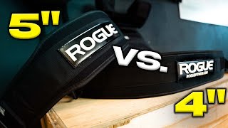 Rogue Nylon 4" Vs 5" Nylon Lifting Belt | Rogue Nylon Lifting Belt Review