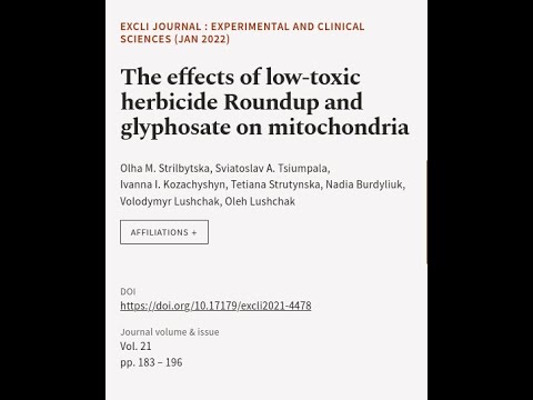 Oxidative Stress & Glyphosate
