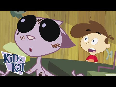 Strange Kat on a train | Kid vs. Kat - WildBrain | Movies for Kids
