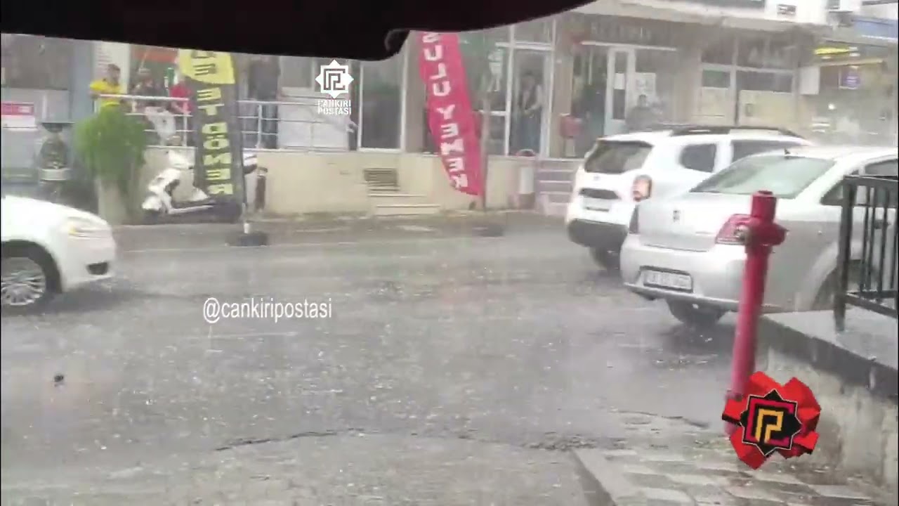 Kurşunlu’da dolu yağışı hayatı olumsuz etkiledi