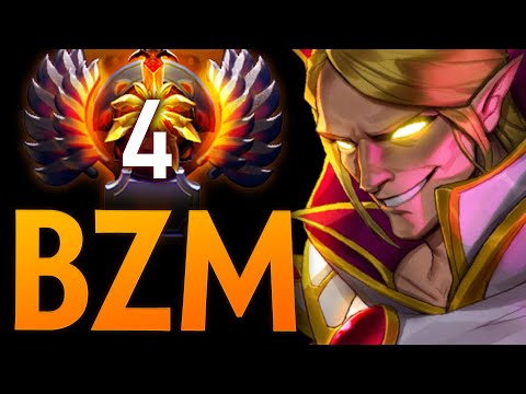 TOP 4 EU BZM INVOKER | EPIC COMEBACK GAME | Dota 2 Invoker
