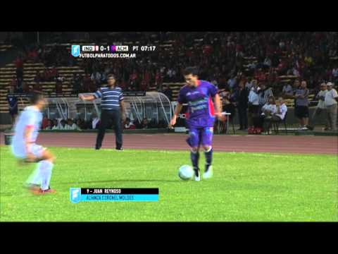 Gol de Reynoso. Independiente 0 - Alianza 1. 32 vos de Final. Copa Argentina 2015. FPT.