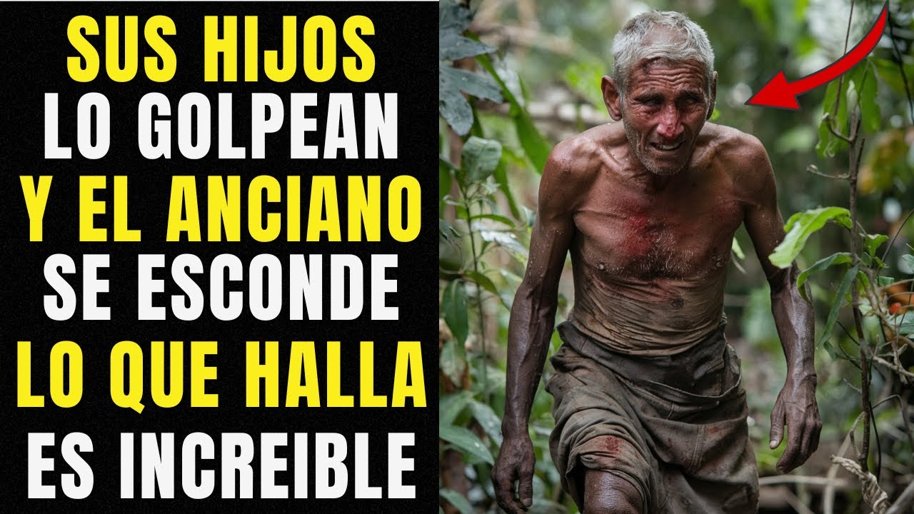 Anciano es Golpeado por sus Propios Hijos y Huye a su Antiguo Pueblo, Ahí Encontró Un Gran Tesoro...