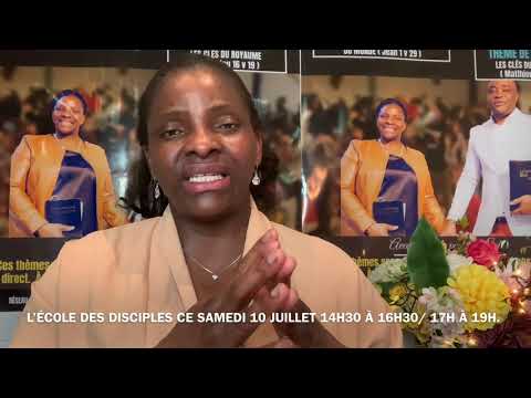 MME SEKA : L’ÉCOLE DES DISCIPLES : CE SAMEDI 10 JUILLET 14H30 À 16H30/  17H À 19H. À AUBERVILLIERS.