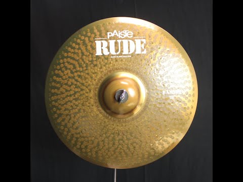 Paiste 18" Rude Basher - 1514g (video demo) image 2