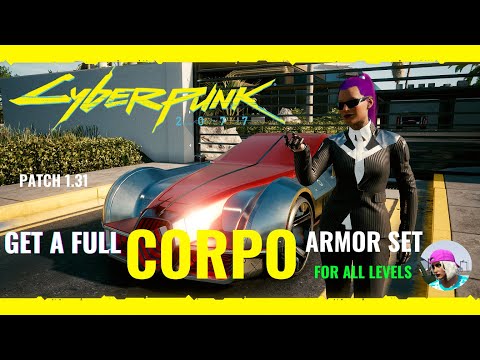 Cyberpunk 2077 PS4 PS5 PC Get Yourself a Legendary Corpo Armor Set! Patch 1.31 Quick & Easy!!!