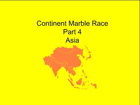 Continent Marble Race (Part 4: Asia)