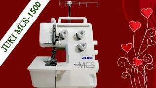 JUKI MCS-1500 Cover Stitch Machine Threading Unboxing & Tips