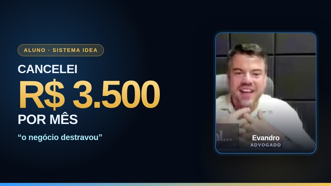 Evandro, advogado: cancelei R$ 3.500 por mês