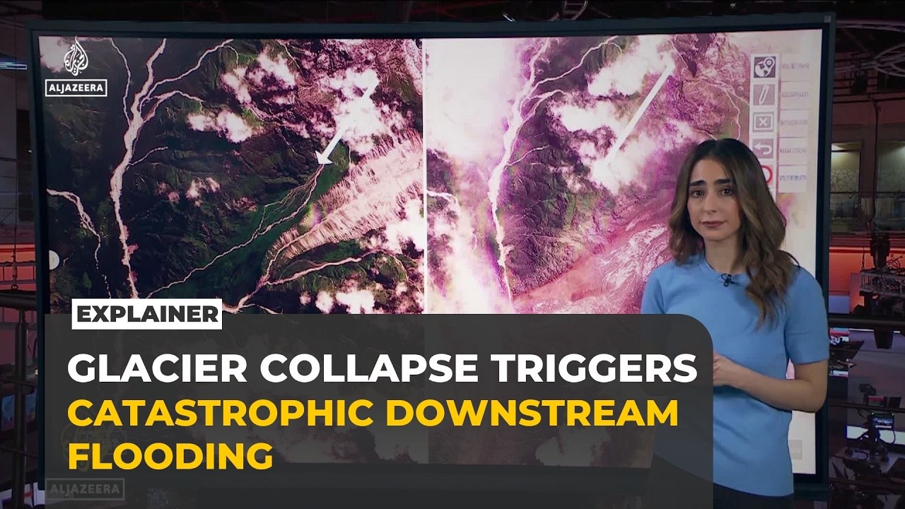 Glacier collapse unleashes catastrophic downstream flooding