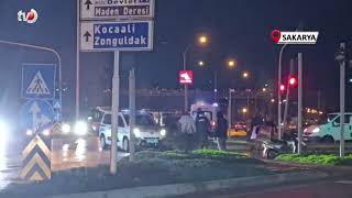 Sakarya’da Otomobil İle Motosiklet Çarpıştı 2 Yaralı