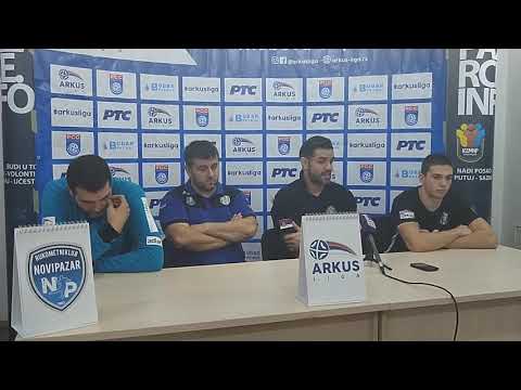 ARKUS liga 3. kolo / RK Novi Pazar - RK Partizan / Konferencija za medije