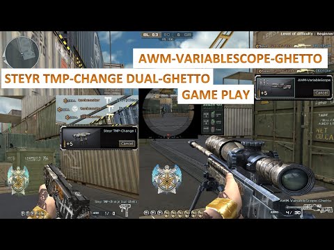 CrossFire Philippines 2019: AWM-VariableScope-Ghetto and Steyr TMP-Change Dual-Ghetto Game Play