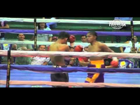 Pelea Jose Aguilar vs Edwin Tellez - Pinolero Boxing