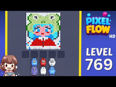 Pixel Flow Level 769 Solution Walkthrough - YouTube