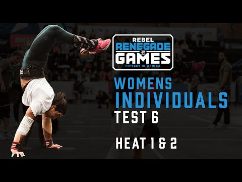 Individual Women's Test 6 HEAT 1 & 2 - REBEL Renegade Games 2023 African CrossFit Semifinal.