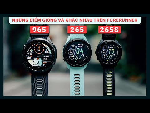 Garmin Forerunner 265 và Garmin Forerunner 965 có gì khác nhau? Nên mua đồng hồ Garmin nào phù hợp?