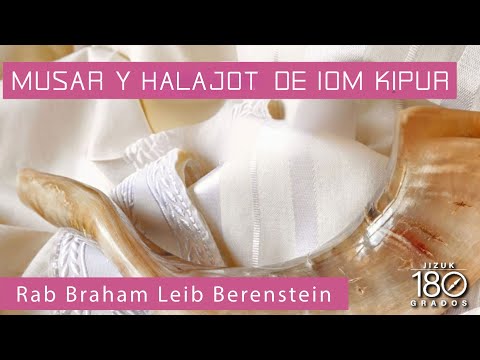 Musar y Halajot de Iom Kipur