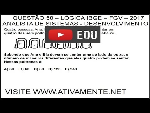 Questão  50  IBGE FGV 2017