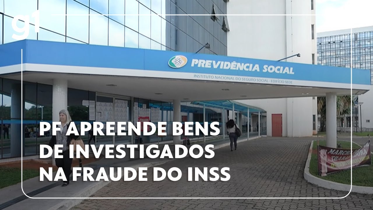 PF apreendeu bens de investigados na fraude do INSS #g1