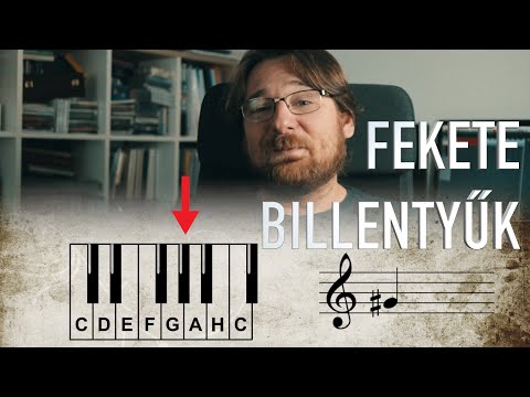 Fekete billentyűk - Kottaolvasás egyszerűen 3.