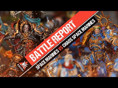 *10TH EDITION!!* Space Marines vs Chaos Space Marines | Warhammer 40k Battle Report