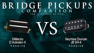 Video thumbnail for DiMarzio D ACTIVATOR X vs Seymour Duncan JB SH-4 - Passive Bridge Pickup Guitar Tone Comparison Demo by Mike Stamper