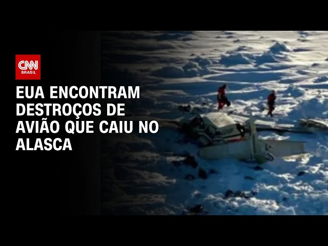 EUA encontram destroços de avião que caiu no Alasca | AGORA CNN